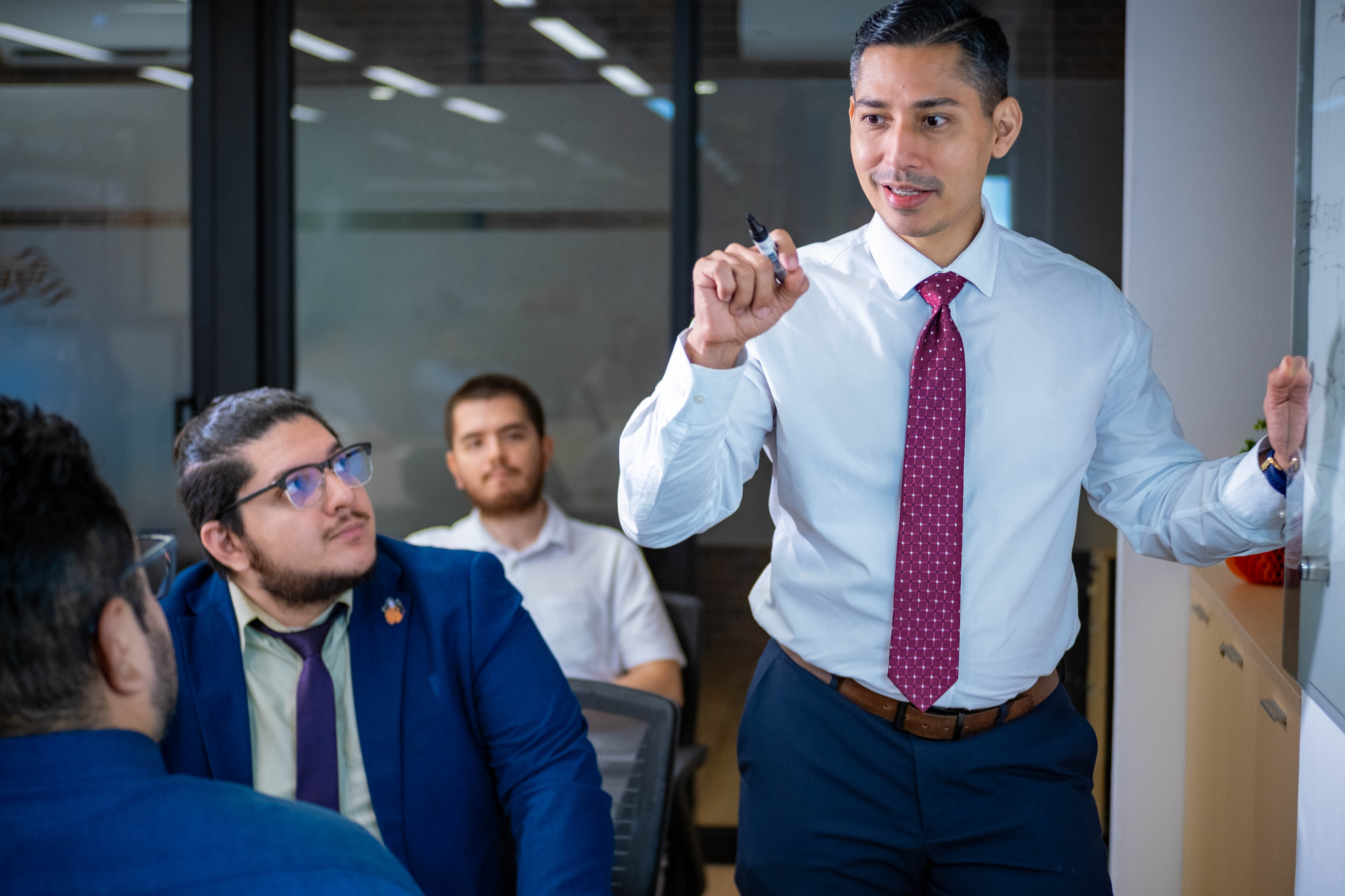 Echo Technologies team group photo in Office