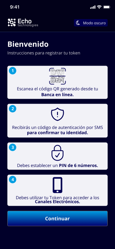FACTOR app — welcome screen